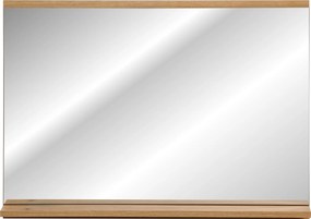 Comad Závesné zrkadlo bez osvetlenia Nova Oak 80x57 cm