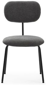 Čierne jedálenské stoličky v súprave 4 ks Dash – Marckeric