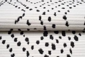 TA Koberec 3188B KRÉMOVÁ / ČIERNA JUNO Rozmer: 80x150 cm