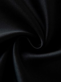 Blackout závesy Elias čierna – 140 × 280 cm (2 ks) - riasiaca stuha