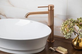 Sapho KRONY, stojánkova umývadlová batéria, zlatá matná, GJ002GB