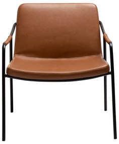 Hnedé kreslo z imitácie kože Boto – DAN-FORM Denmark