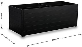 Vyvýšený záhon Jumbo ZAI1-8020-7016