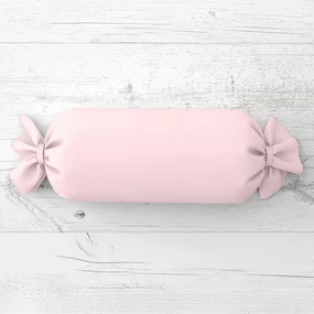 Biante Vankúš valec bonbon Rongo RG-062 Cukrovo ružový 15x80 cm