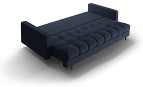 Tmavomodrá rozkladacia/s úložným priestorom pohovka 222 cm Bali – Cosmopolitan Design