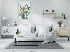 Gario Diamantové maľovanie Boho divoké kvety Rozmery: 40 x 60 cm, Rámovanie: Iba zrolované plátno, Diamanty: Okrúhle
