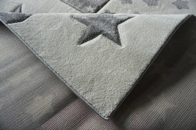 Koberec Smart Kids 40217 Rose GREY – sivý s kockami, obdĺžnik Rozmer: 140x190 cm
