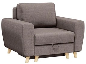 PROXIMA.store - Rozkladacie kreslo - prístelka s roštom MADERA DRUH LÁTKY: CONCEPT - 1