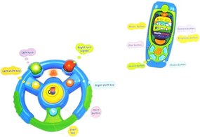 LEAN Toys Zvuková vzdelávacia sada „Vodič“ – kľúče a diaľkový ovládač