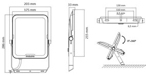 Philips - LED Reflektor LEDINAIRE ALL-IN LED/70W/230V 3000/4000/6500K IP65