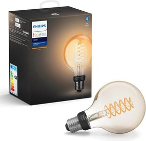 LED Stmievateľná žiarovka Philips Hue WHITE FILAMENT G93 E27/7W/230V 2100K