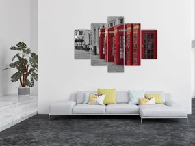 Obraz - Londýnske telefónne búdky (150x105 cm)