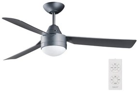 BAYSIDE 531017 - Stropný ventilátor MEGARA 2xE14/15W/230V antracit + DO