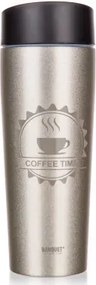 Cestovný termohrnček Coffee 350 ml, farba slonová kosť%