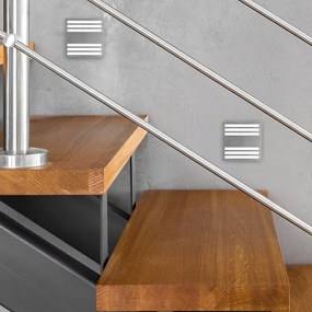 Schodiskové LED svietidlo Pepers, 1x LED 0,6w, 4000k, s