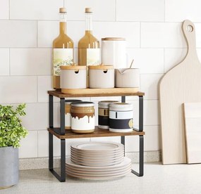 Sada kuchynských políc GINGER RUSTIC (2 ks)