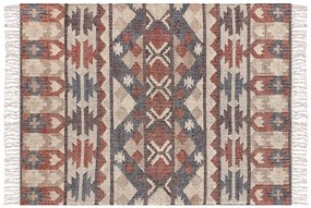 Jutový koberec 160 x 230 cm viacfarebný KALFA Beliani