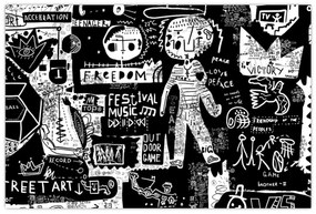 Obraz - Graffiti (90x60 cm)