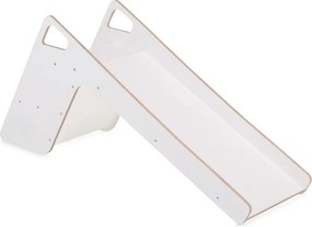 Drevená šmýkačka Baby biela