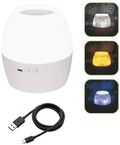 ACA DECOR Detská LED lampička RGB s projektorom obrázkov na strop