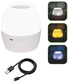 ACA DECOR Detská LED lampička RGB s projektorom obrázkov na strop