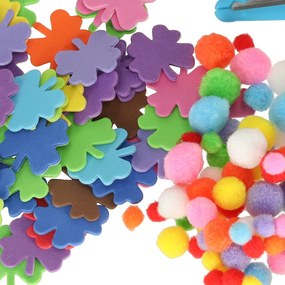 KIK KX4687 Kreativní výtvarná sada pro dětské ruční práce 1200 ks