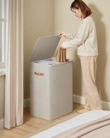 Koš na prádlo Vilém 170 L béžový