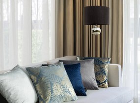 DEKORAČNÁ OBLIEČKA NA VANKÚŠ VELVET 45X45 CM LISTY