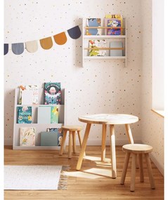 Biela detská knižnica 59,5x69,5x23 cm Adiventina – Kave Home