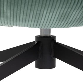 Otočné kreslo LUNAIRE zelené TEDDY BOUCLÉ 872155