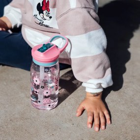 Plastová fľaša s náustkom Glow Kids Melodic Flowers 580 ml