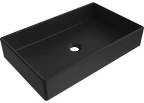 Mexen Goya, umývadlo na dosku 60 x 37 cm, čierna matná, 22186085