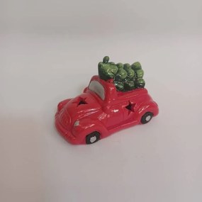 DECOLED Keramické auto, 9,5 x 5,7 x 6,2 cm, teplá biela, 2XLR44