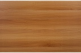 Jedálenský set 1 + 4, stôl RAMOD 100x60 cm biely/dekor dub + biela stolička KITO