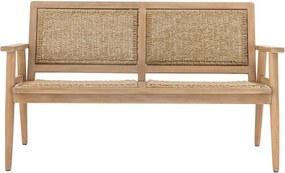 Záhradná pohovka z masívneho dreva v prírodnej farbe Sorrento – Bloomingville