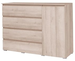 Komoda Cortez C 5 (dub sonoma). Akcia -19%. Vlastná spoľahlivá doprava až k Vám domov. 1123751