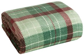 EUROFIRANY VIANOČNÁ FLANELOVÁ DEKA KRATA2 150X200 CM VZOROVANÁ