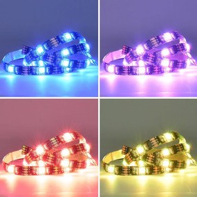 SOLIGHT LED WIFI smart RGB opasok pre TV, 4x50cm, USB