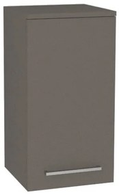 Mereo Bino kúpeľňová skrinka horná 63 cm, ľavá, Multidecor, Lávovo sivá, MER-CN695LAS1