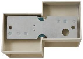 Moderná nástenná lampa béžová 2-svetlá - Transfer Double