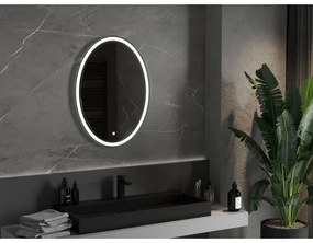 Mexen Elz, LED kúpeľňové zrkadlo s podsvietením 60 x 80 cm, 6000K, ochrana proti zahmlievaniu, 9802-060-080-611-00