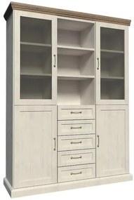 Regál Royal W2D severská borovica/divoký dub