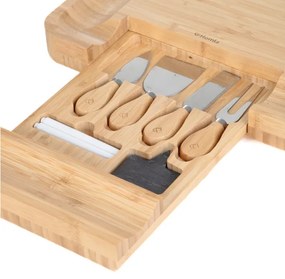 Servírovacia doska RUMI s nožmi a miskami 887388