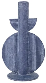 Modrý svietnik Bloomingville Bess, výška 22 cm