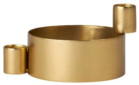 Broste Kovový svietnik Judie Brass Finish