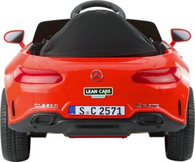 LEAN CARS Mercedes KL-1666-1 Červené batériové vozidlo