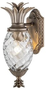 Hinkley HK-PLANTATION-S-BU - Vonk. svietidlo PLANTATION 1xE27/40W/230V IP44 bronz