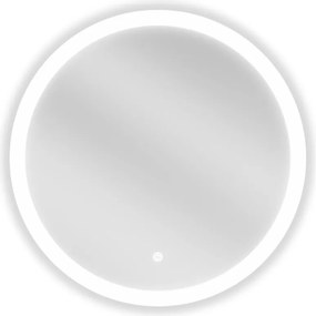 Mexen Oro, okrúhle LED podsvietené kúpeľňové zrkadlo 60 cm, 6000K, vykurovacia podložka proti zahmlievaniu, 9824-060-060-611-00