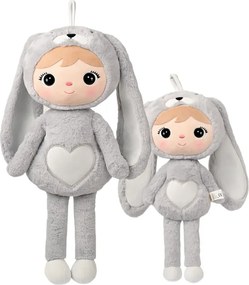 Mojkáčik - Bábika králik sivá XL 70 cm