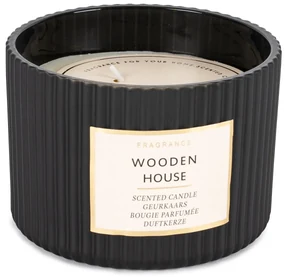 Vonná sviečka v skle Wooden House, 11,5 x 8 cm, 250 g